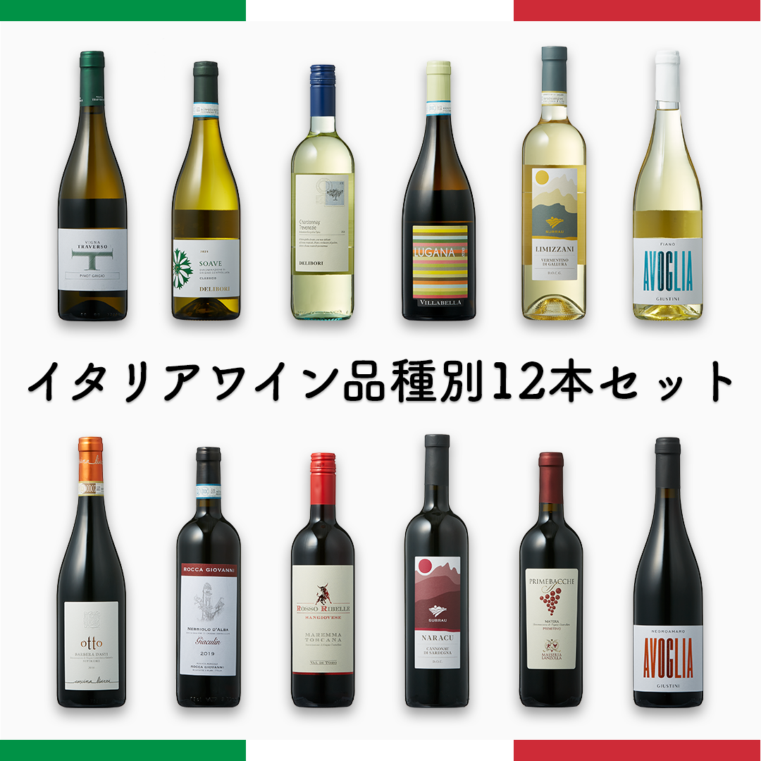 ワイン12本セット(フランス・イタリア・ジョージア) イタリア ワイン12本セット(フランス・イタリア・ジョージア) イタリア