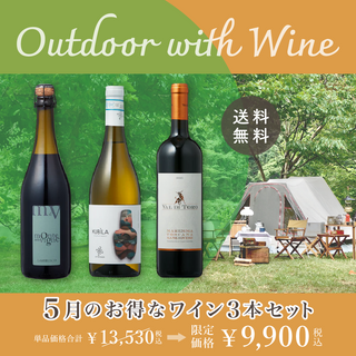 【送料無料】5月のお得なワイン3本セット